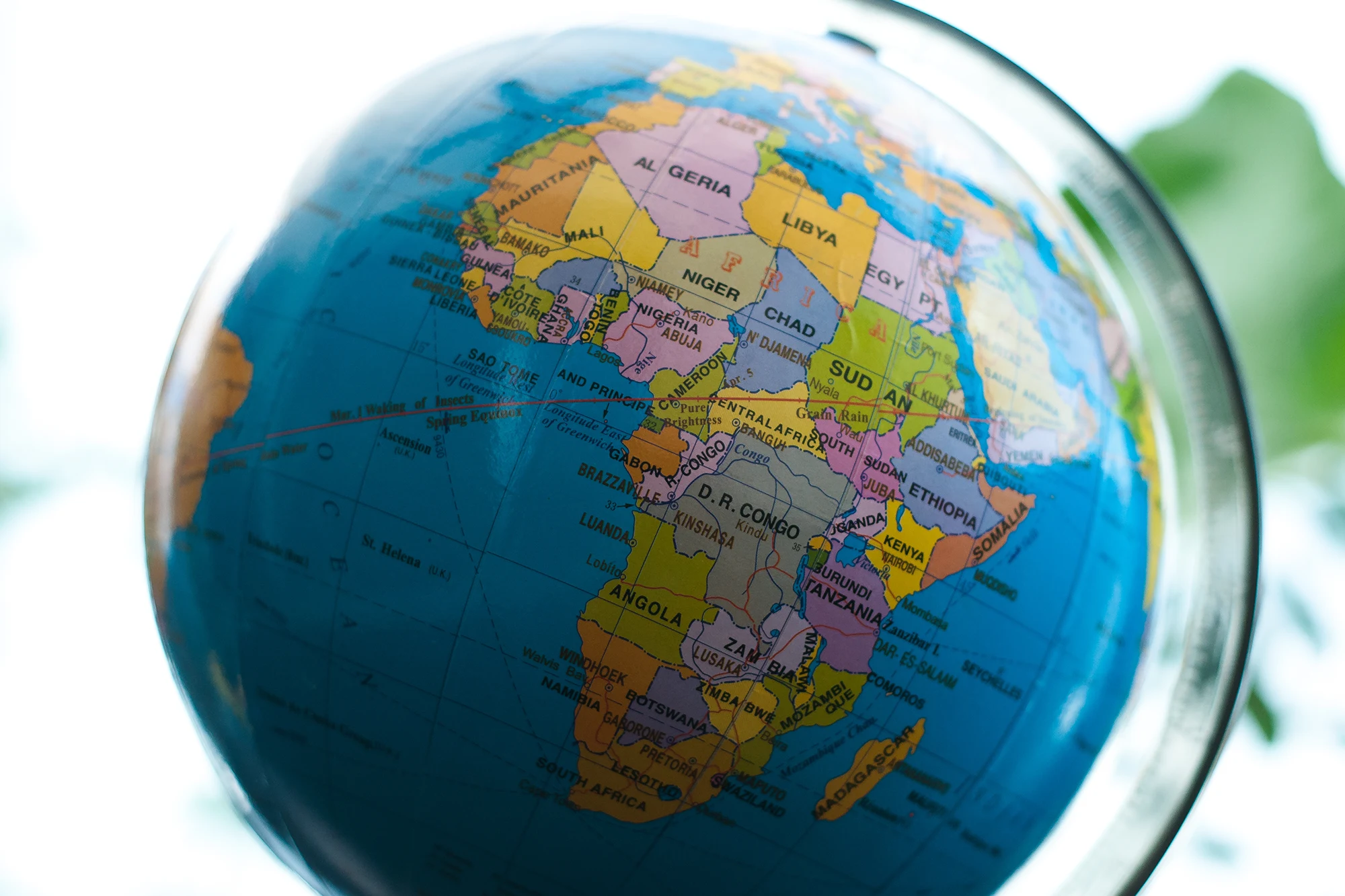 africa-on-the-globe-map
